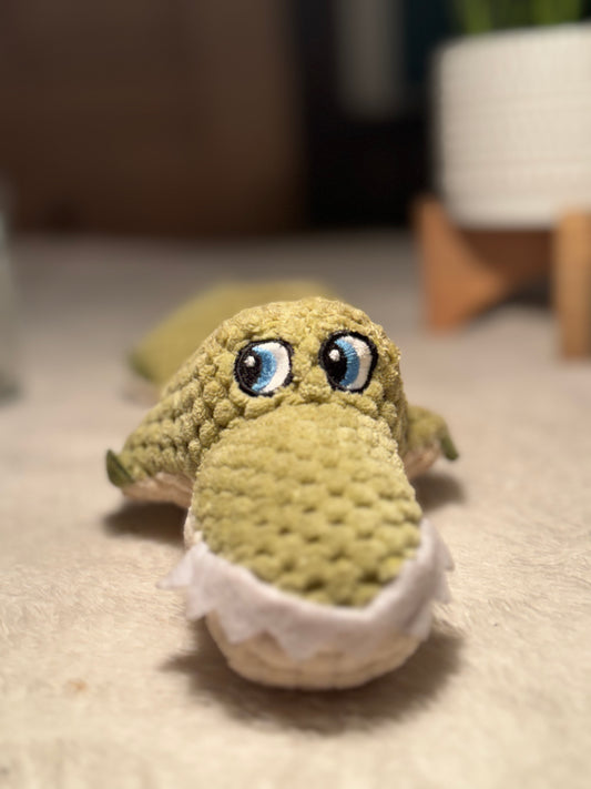 Pet puppies crocodile toy